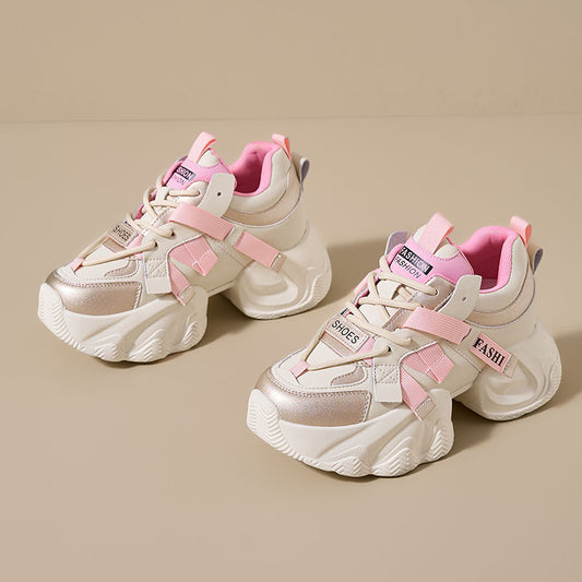 Women's Paris Heightened Daddy Platform Early Spring Sports Casual Shoes