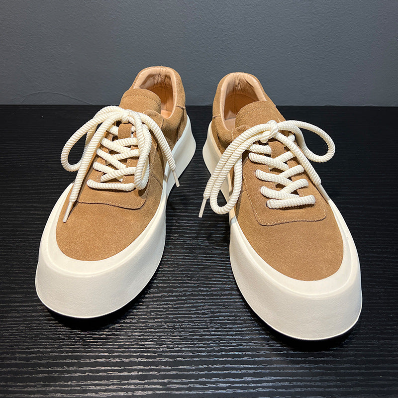 Men's Shooting Design Retro Platform Height Increasing Casual Shoes