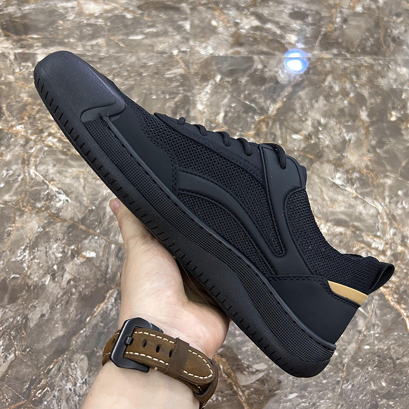 Men's Summer Breathable Woven Surface Soft Bottom Portable Sneakers