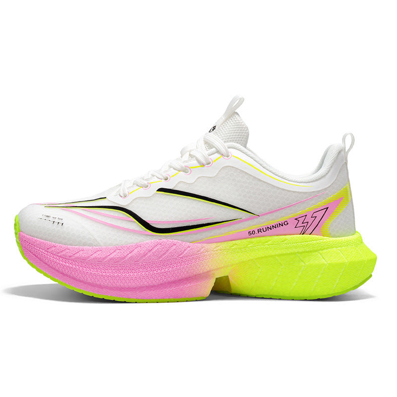 Men's Cushioning Rebound Professional Running Spring Breathable Mesh Lightweight Men's Sports Shoes