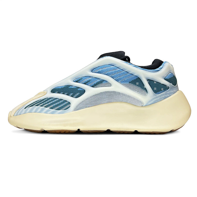 Women's & Men's Blue Crystal Really Popular Dad Platform Men's Sports Shoes