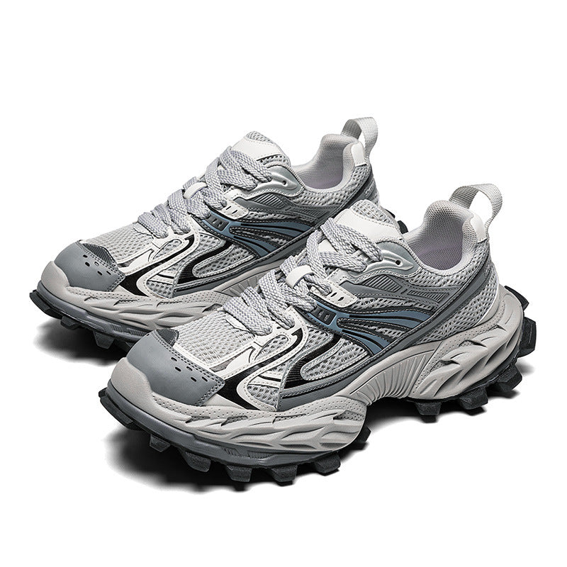Men's Platform Dad Mesh Elevator Breathable Comfortable Men's Shoes