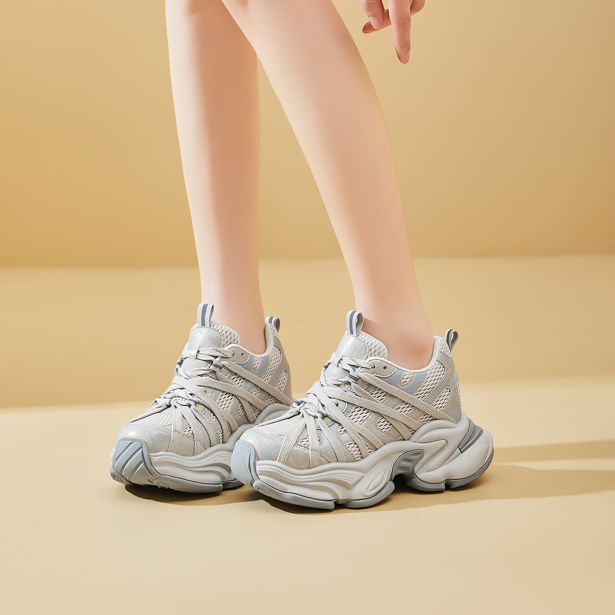 Women's Height Increasing Insole Dad Fashion Summer Women's Sports Shoes