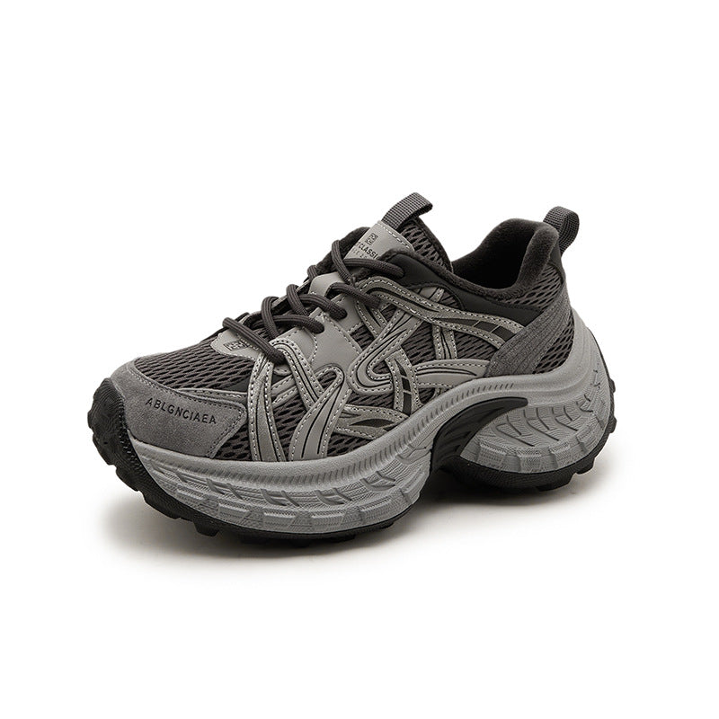 Women's Heightened Daddy Korean Style Street Niche Durian Retro Women's Sports Shoes