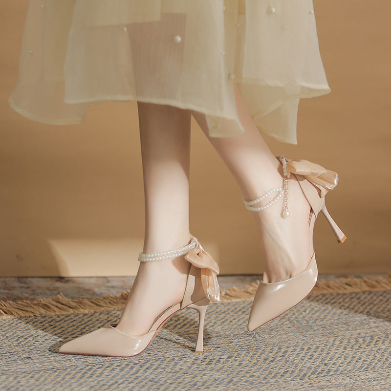 Women's Goddess Simple High Pointed Stiletto Fairy Women's Fashion Shoes