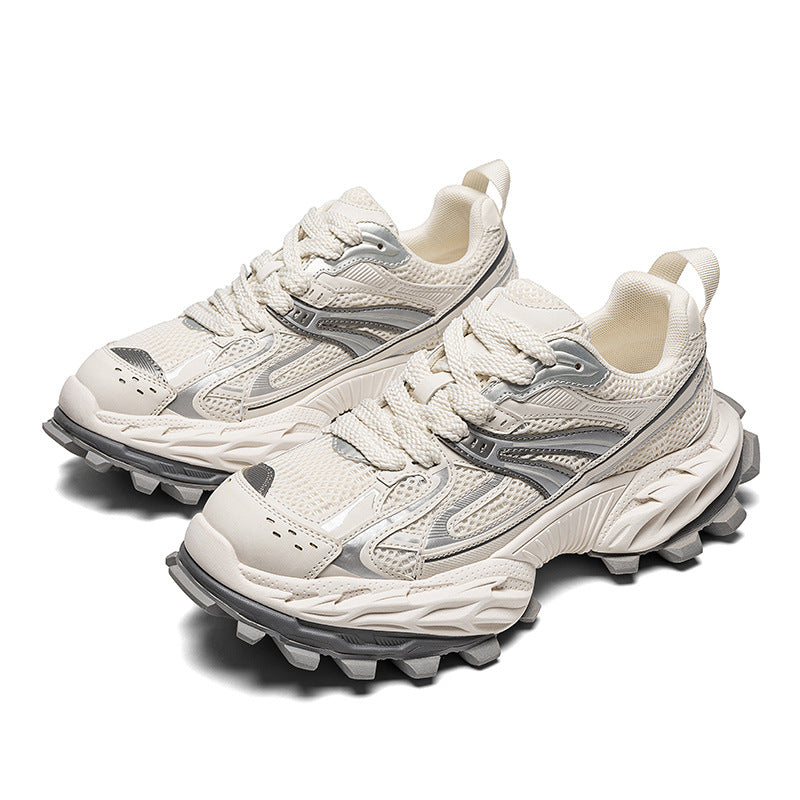 Men's Platform Dad Mesh Elevator Breathable Comfortable Men's Shoes