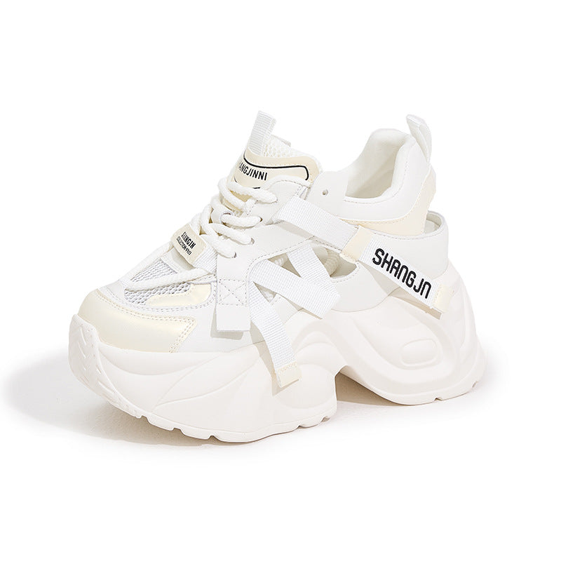 Women's Height Increasing Insole Dad Summer Hollow Hole Women's Shoes
