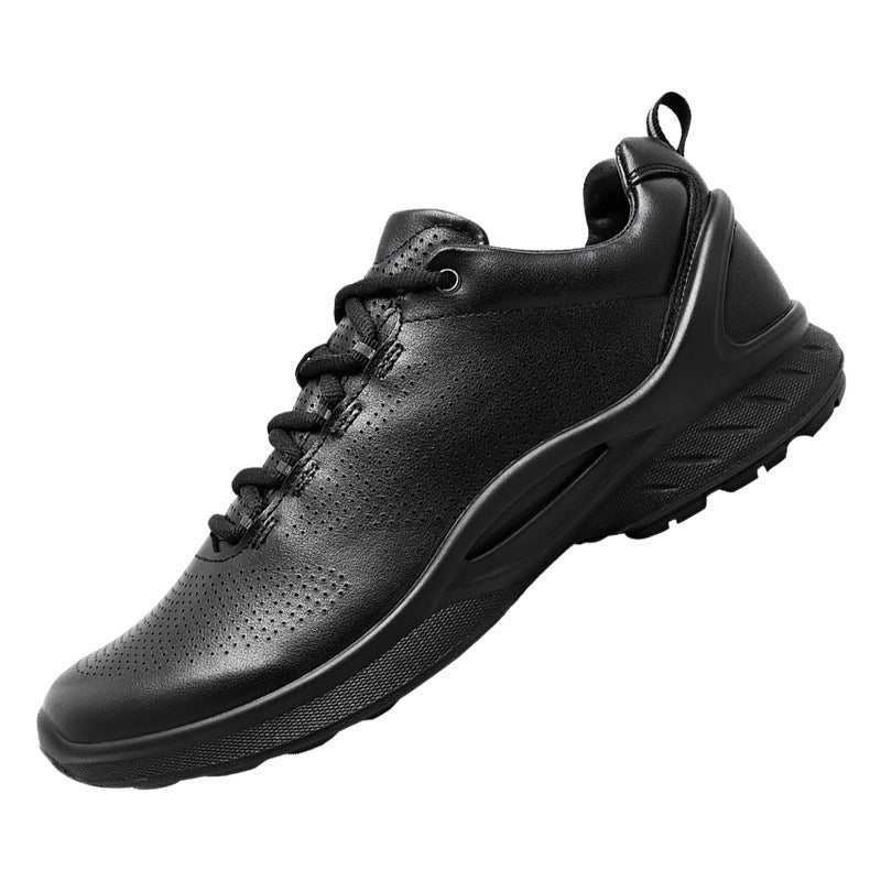 Men's Cowhide Summer Training Fire Protection Spare Time Outdoor Duty Injection Men's Sports Shoes