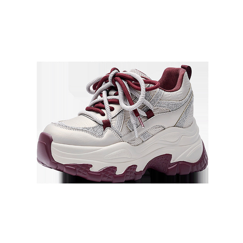 Women's Dad Trendy Spring Small Thick-soled Versatile Sports Casual Shoes