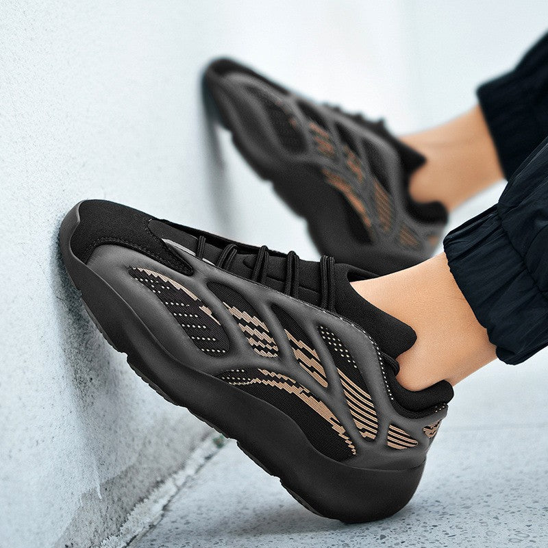 Men's Coconut Retro Daddy Breathable Shock Absorption Trendy Men's Sports Shoes