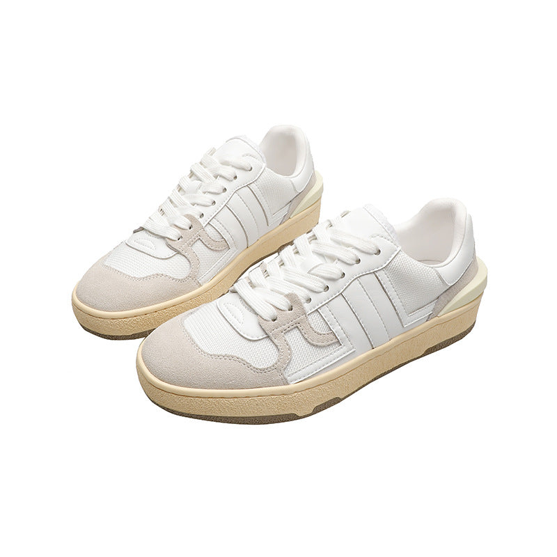 Women's German Training White Platform Sports Breathable Casual Shoes
