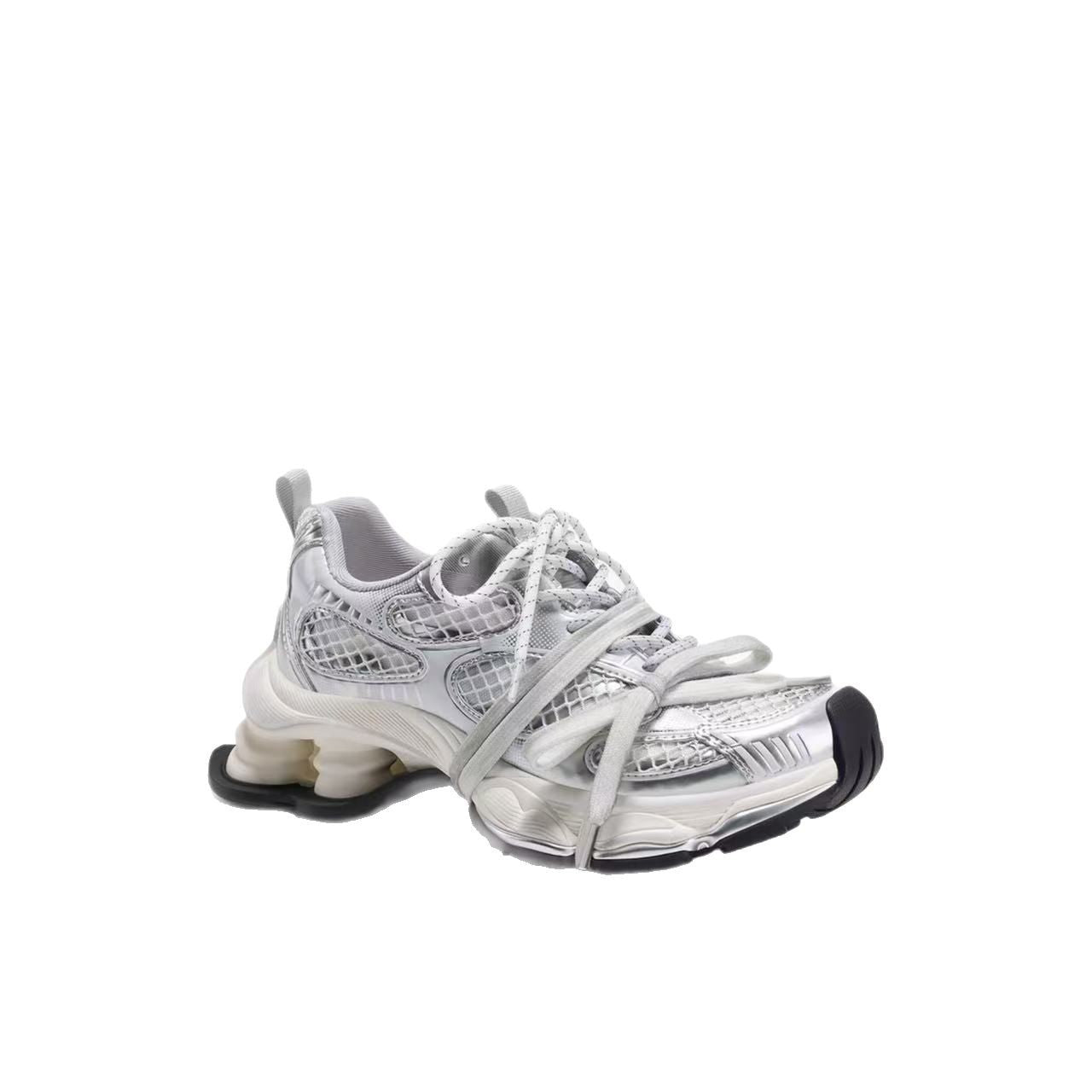 Women's Yun Particle Spring Distressed Platform Dad Casual Shoes