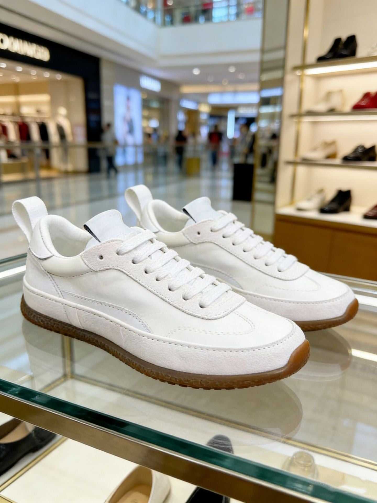 Women's Spring Series German Training Retro Stitching Flat Versatile Casual Shoes