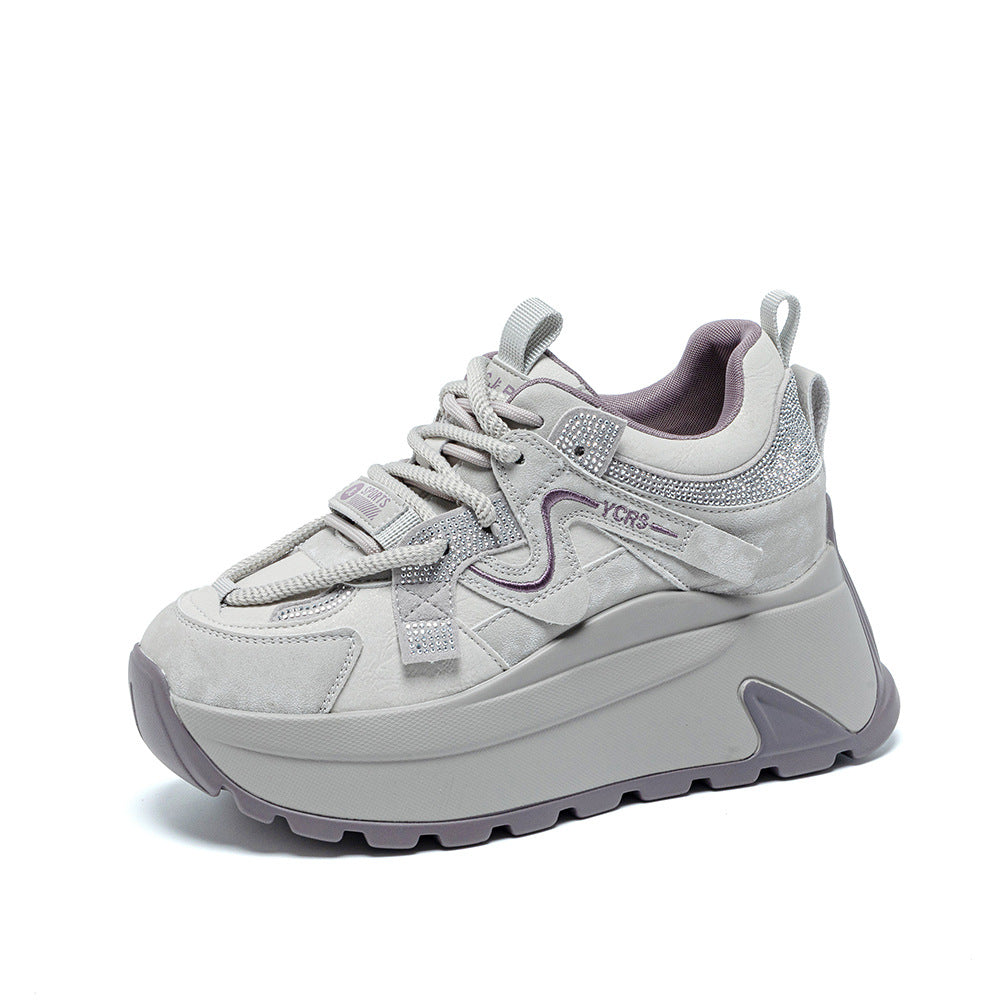 Women's Spring Small Thick Bottom Burst Board Fashion Women's Sports Shoes