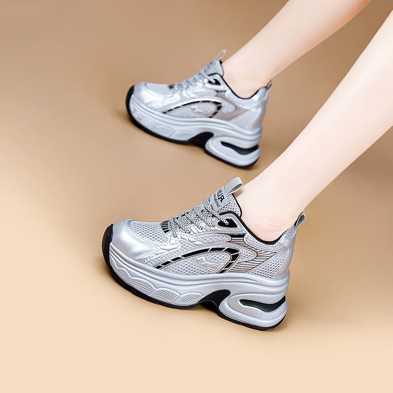 Women's Height Increasing Insole Dad Outdoor Wear Sports Casual Shoes