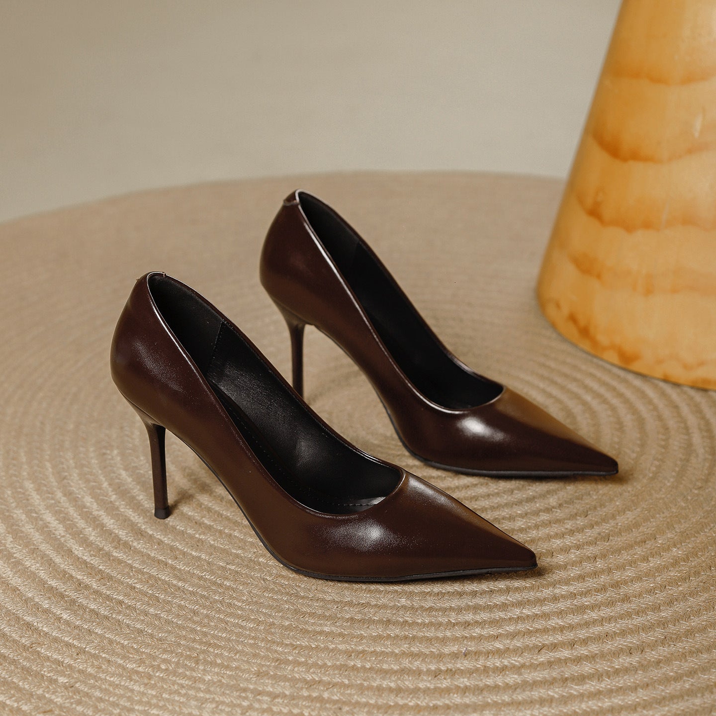 Women's Simple High Autumn Low-cut Stiletto Comfortable Soft Women's Fashion Shoes