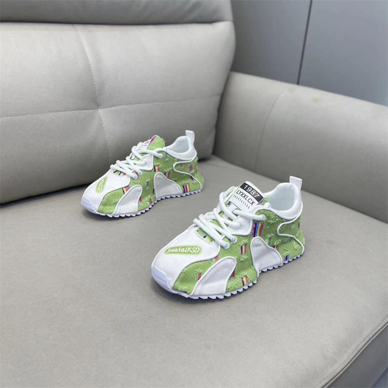 Men's Summer Platform Fashion Clunky Stylish Comfortable Men's Sports Shoes