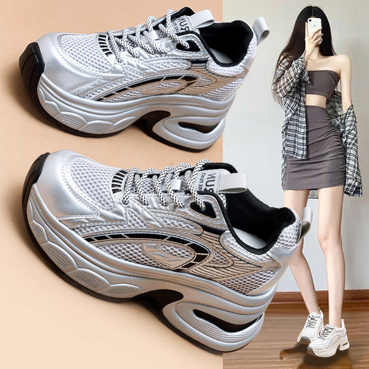 Women's Height Increasing Insole Dad Outdoor Wear Sports Casual Shoes