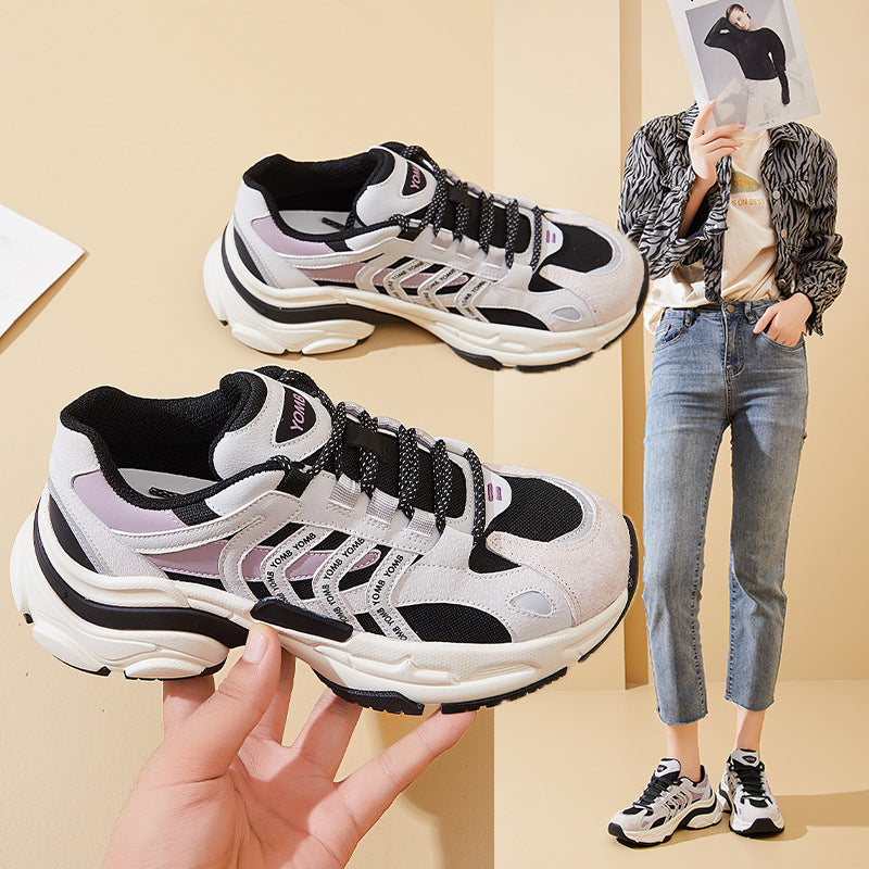 Women's Platform Dad Autumn Height Increasing Muffin Women's Sports Shoes