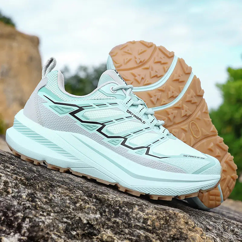 Men's Green Outdoor Hiking Large Size Running Live Men's Sports Shoes