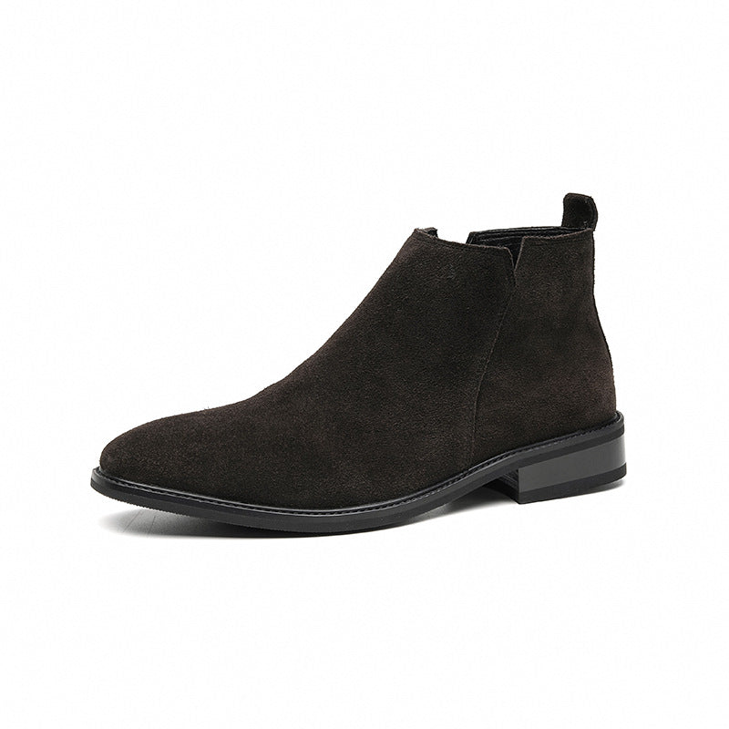 Men's Martin British Ankle Frosted Suede Tide Leather Shoes