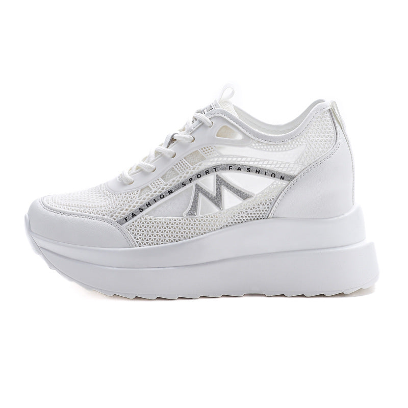 Women's Hollow Mesh Breathable Running Soft Bottom Casual Shoes