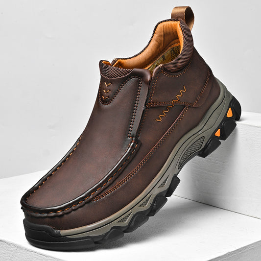 Versatile Men's Winter Outdoor Mountaineering Hiking Men's Leather Boots