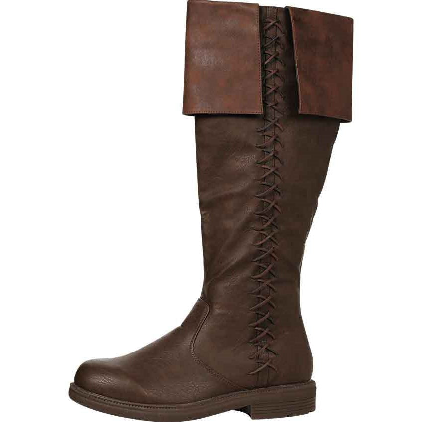 Men's Retro Medieval Nordic Viking Large Size Bart Men's Leather Boots