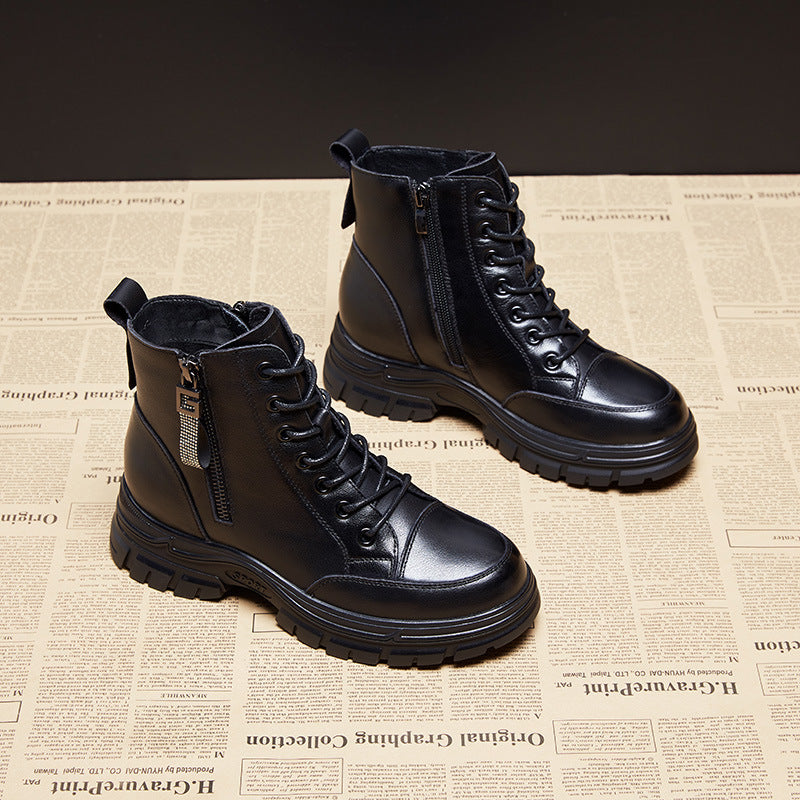 Women's Handsome Round Toe Martin Trendy Sweet Cool Boots