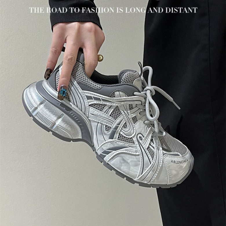 Women's The Bottom Mesh Breathable Running Dad Women's Sports Shoes