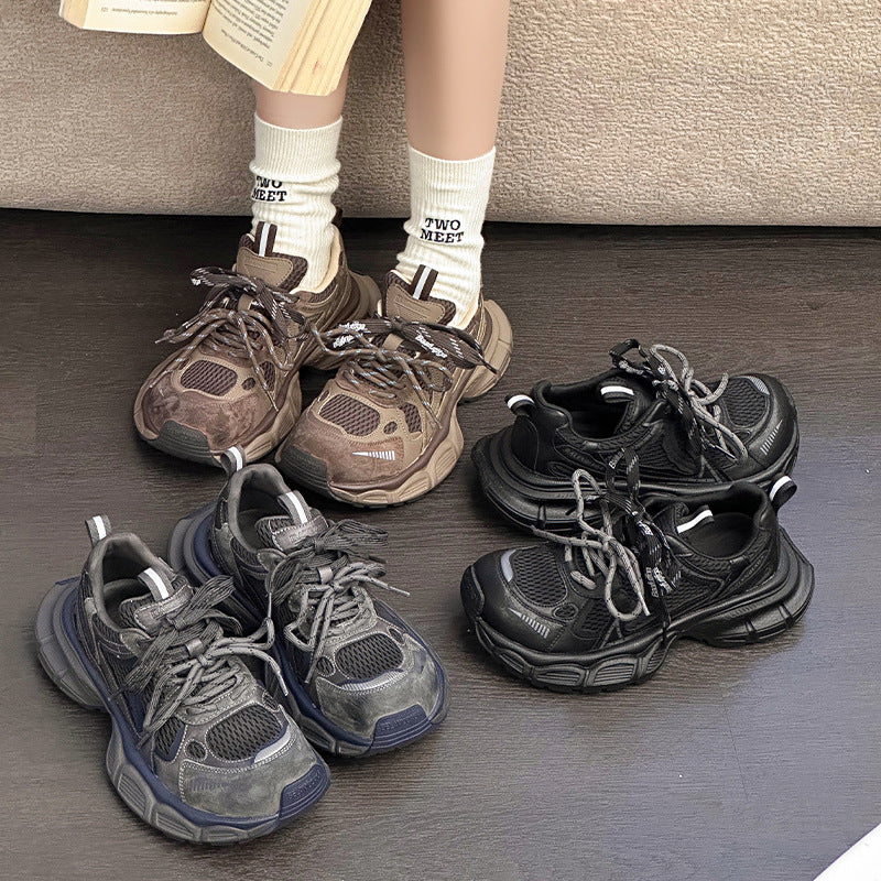 Niche Retro Style Fashionable Dad Female Women's Sports Shoes
