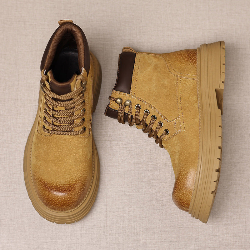 Men's Desert Autumn Worker British Style Outdoor Men's Martin Boots