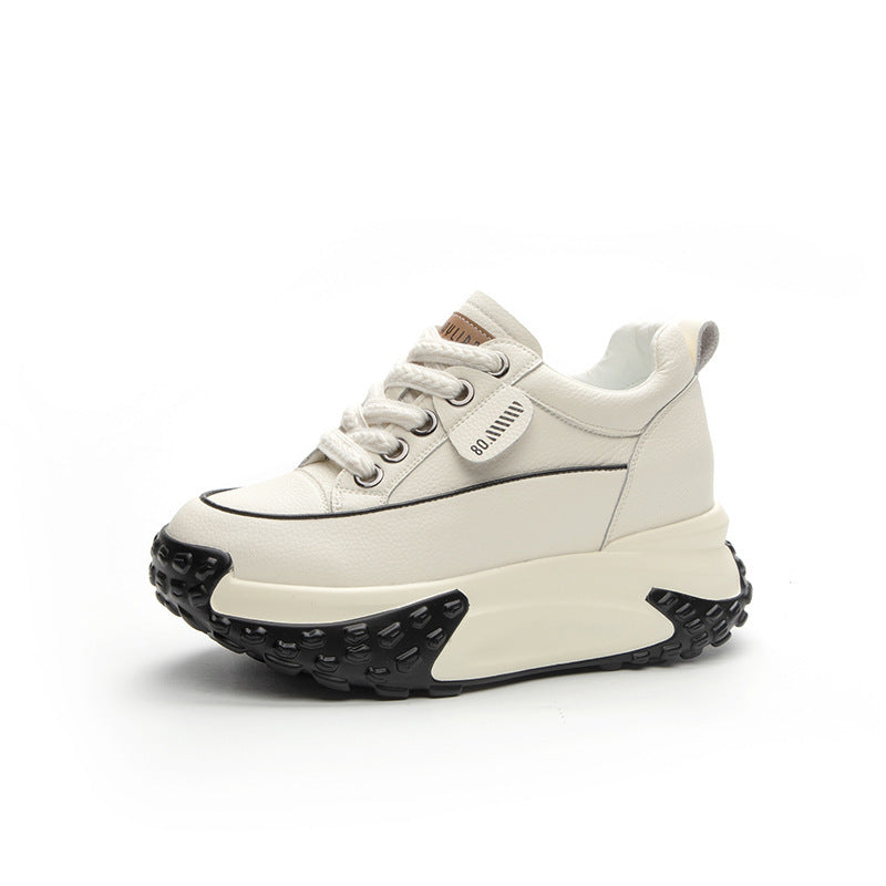 Height Increasing Insole Clunky Retro Small Platform Sneakers
