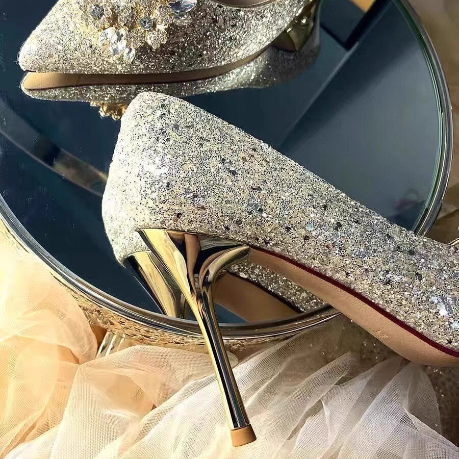 Women's Wedding Single Bride Affordable Luxury Style High-grade Women's Fashion Shoes