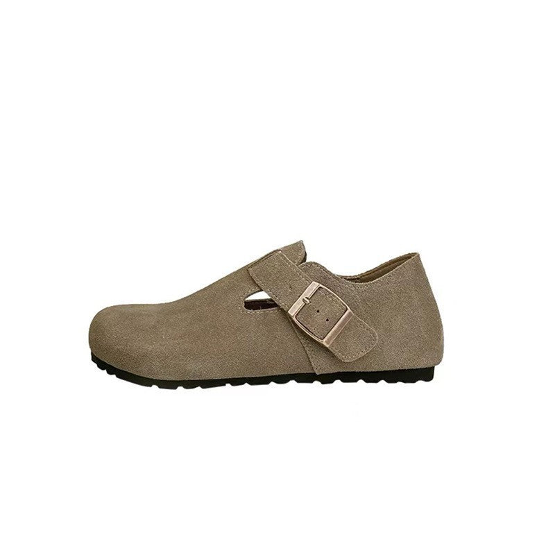 Women's Neck Spring Cork Flat Fishing Closed Women's Casual Shoes