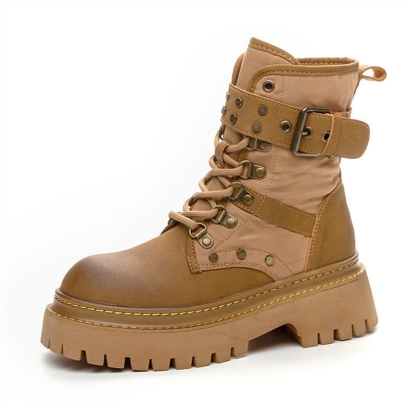 Women's Martin For Spring Retro British Style Women's Leather Boots
