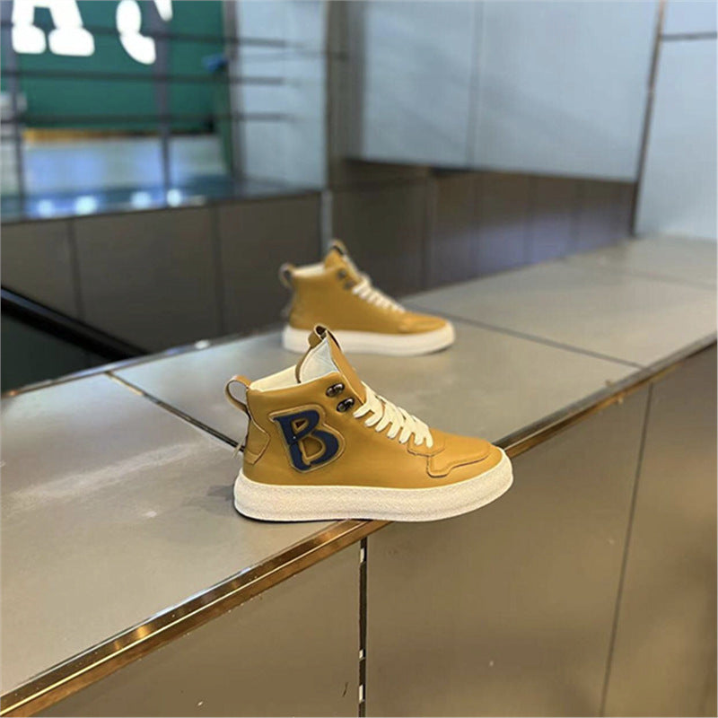 Attractive Men's Thick-soled Soft Bottom Skateboard Men's Sports Shoes