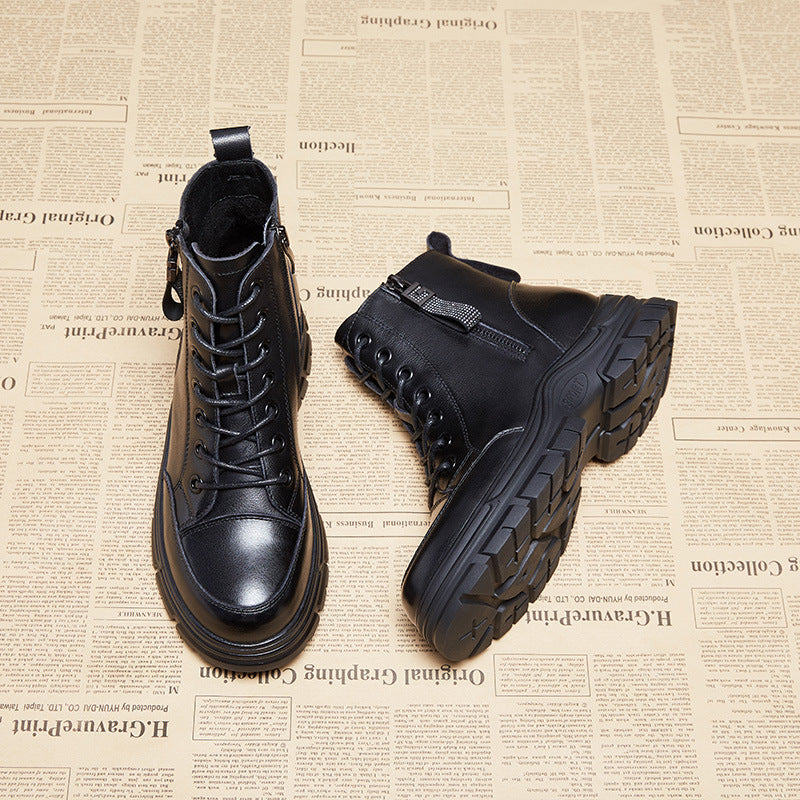 Women's Handsome Round Toe Martin Trendy Sweet Cool Boots