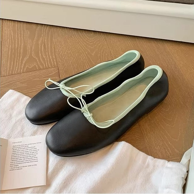 Women's Soft Soled Flats Shallow Mouth Ballet Small Single-layer Women's Fashion Shoes