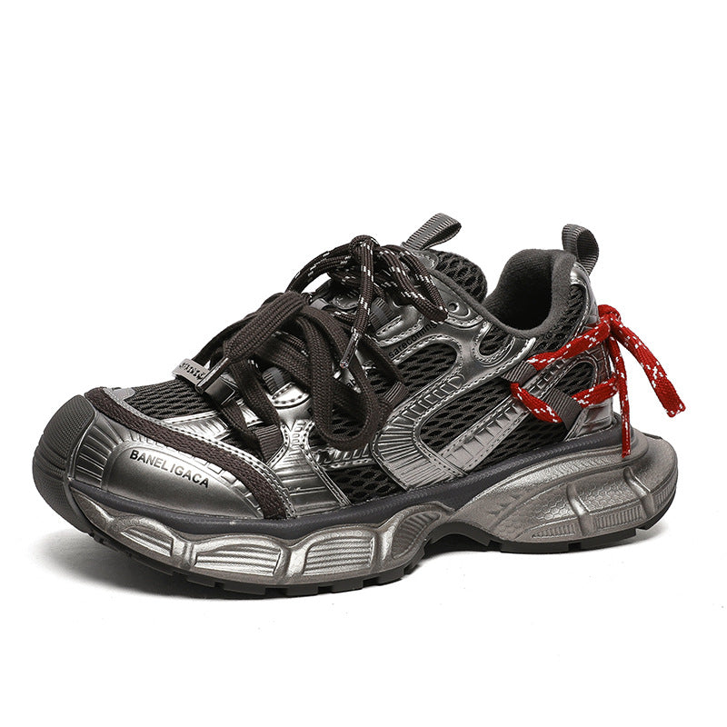 Women's Autumn Metal Buckle Strap Dad Fashion Women's Sports Shoes