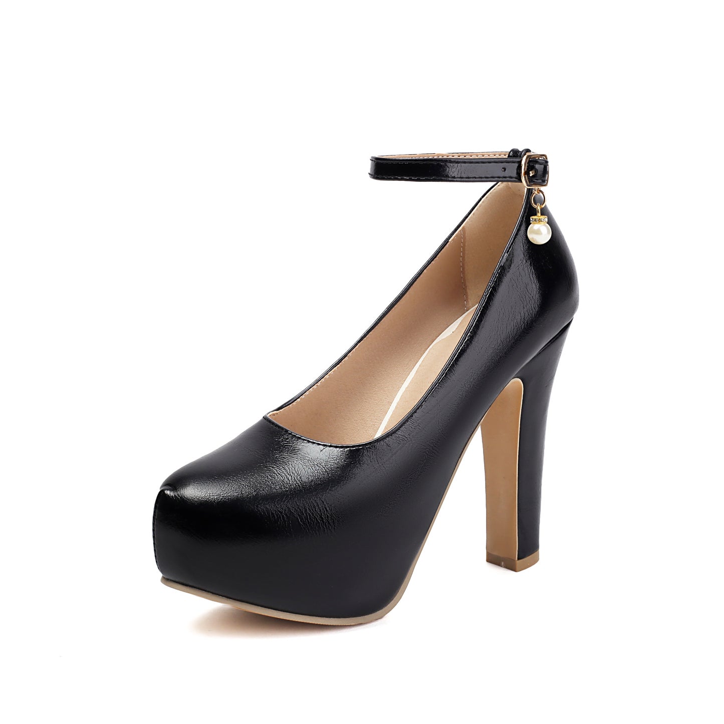 Women's Waterproof Platform Ultra High Shallow Mouth Heels