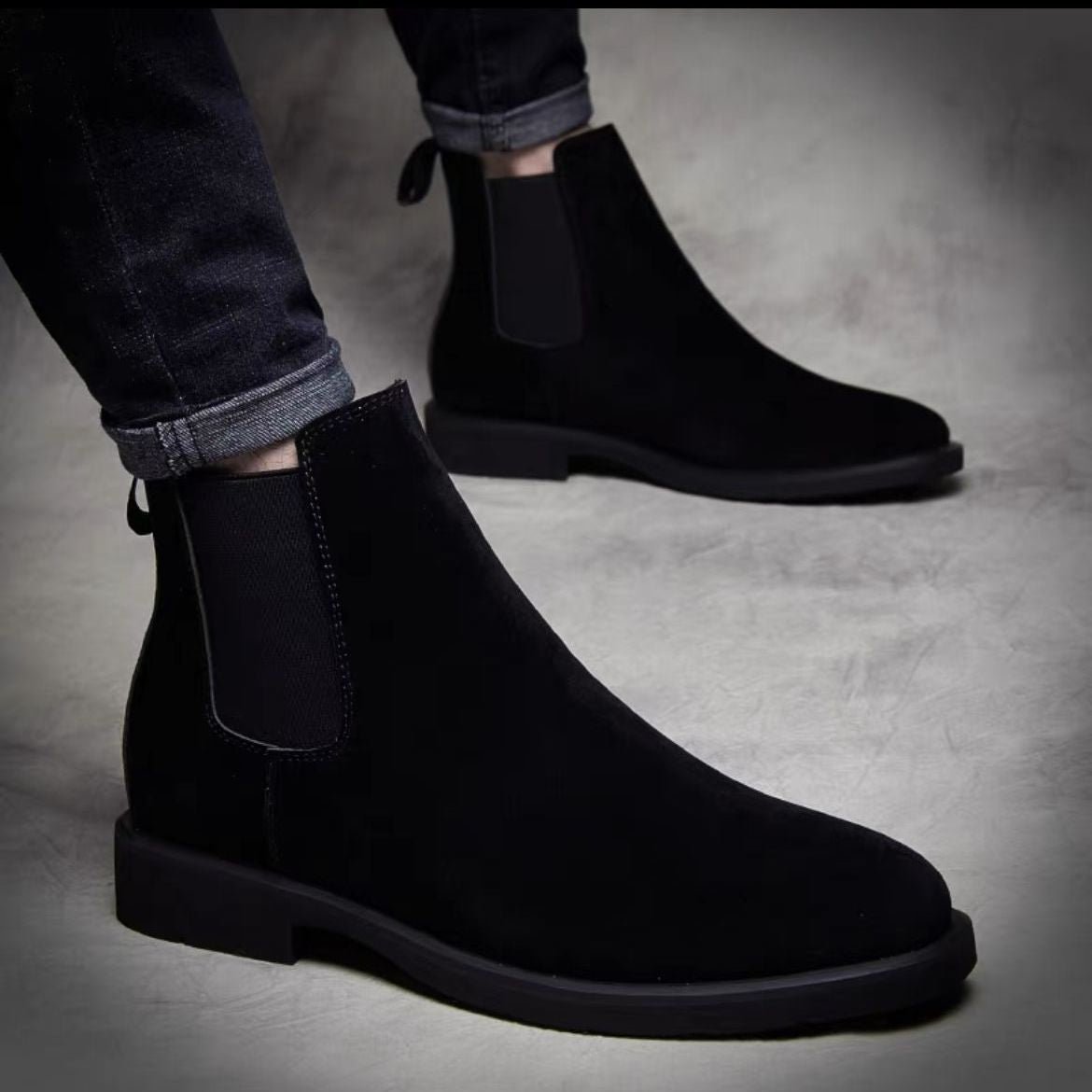 Men's Matte Winter Chelsea British Fashion Order Men's Martin Boots