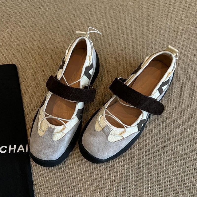 Version Hidden Platform Mechanical Style Korean Clunky Female Heels