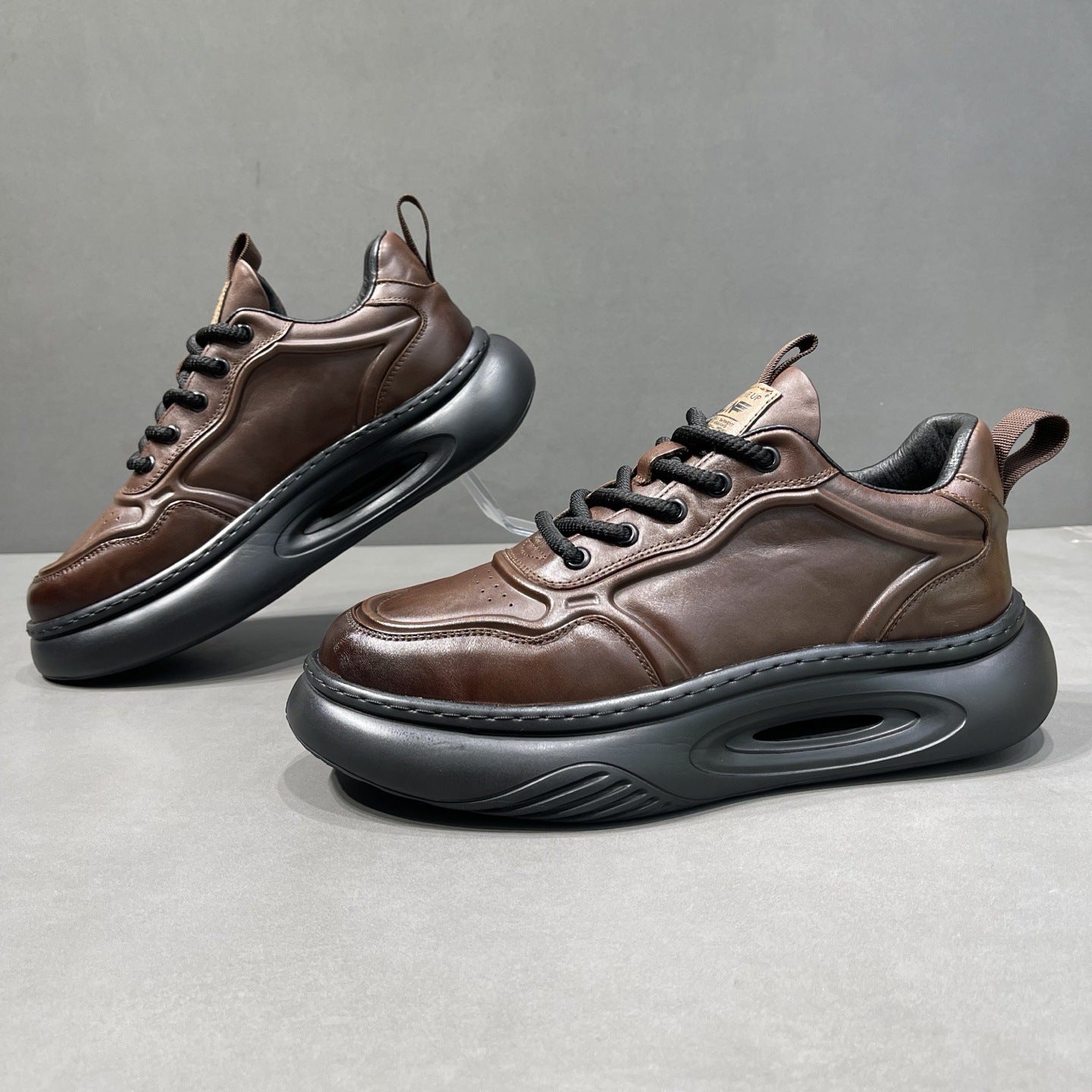 Men's Boys Thick-soled Dad Super Popular Fashion Top Layer Casual Shoes