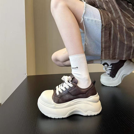 Women's Bottom Elevator Wild Fashion Autumn Style Not Tired Feet Women's Casual Shoes