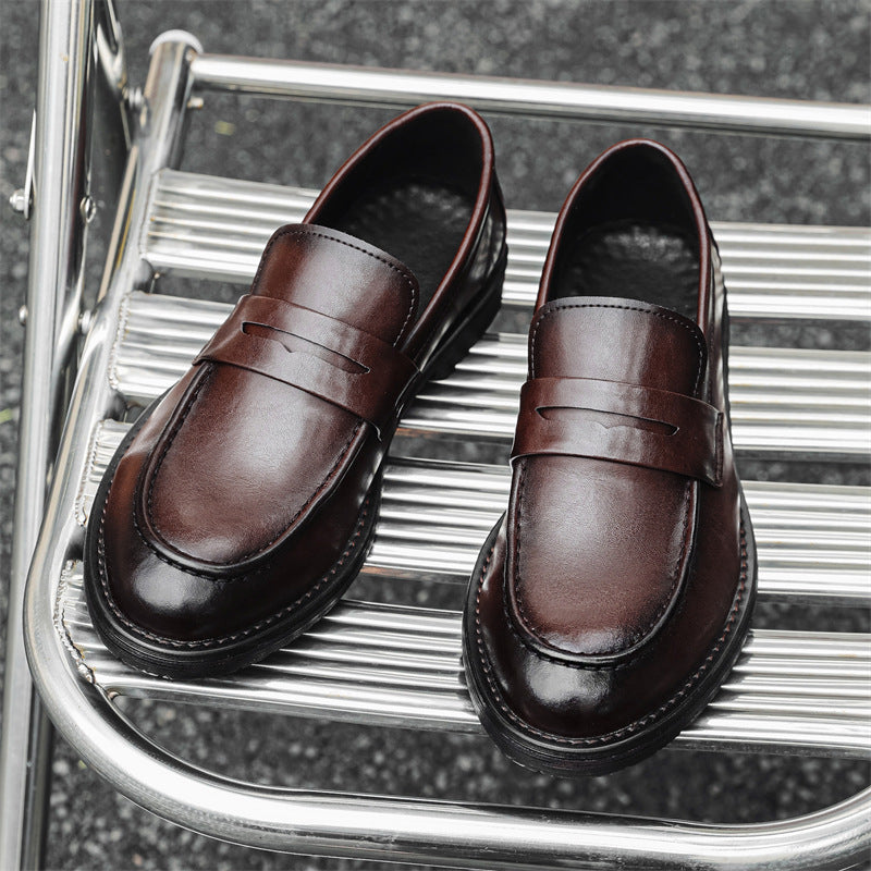 Men's Summer Retro Tassel Fashion Slip-on Pointed Small Men's Shoes