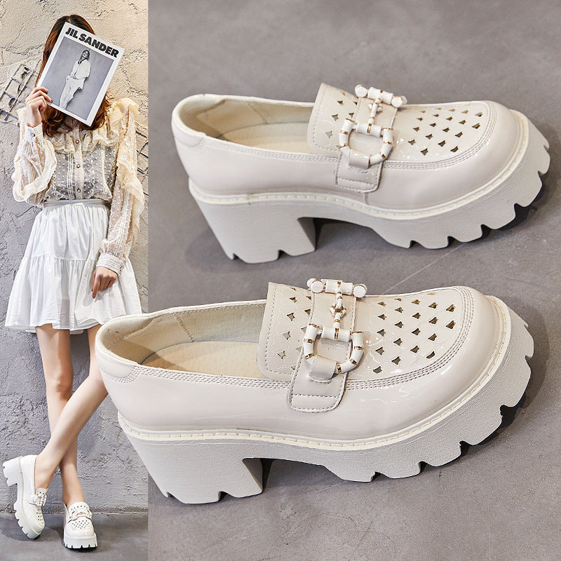 Women's British Female Summer Short Height Increasing Muffin Women's Fashion Shoes