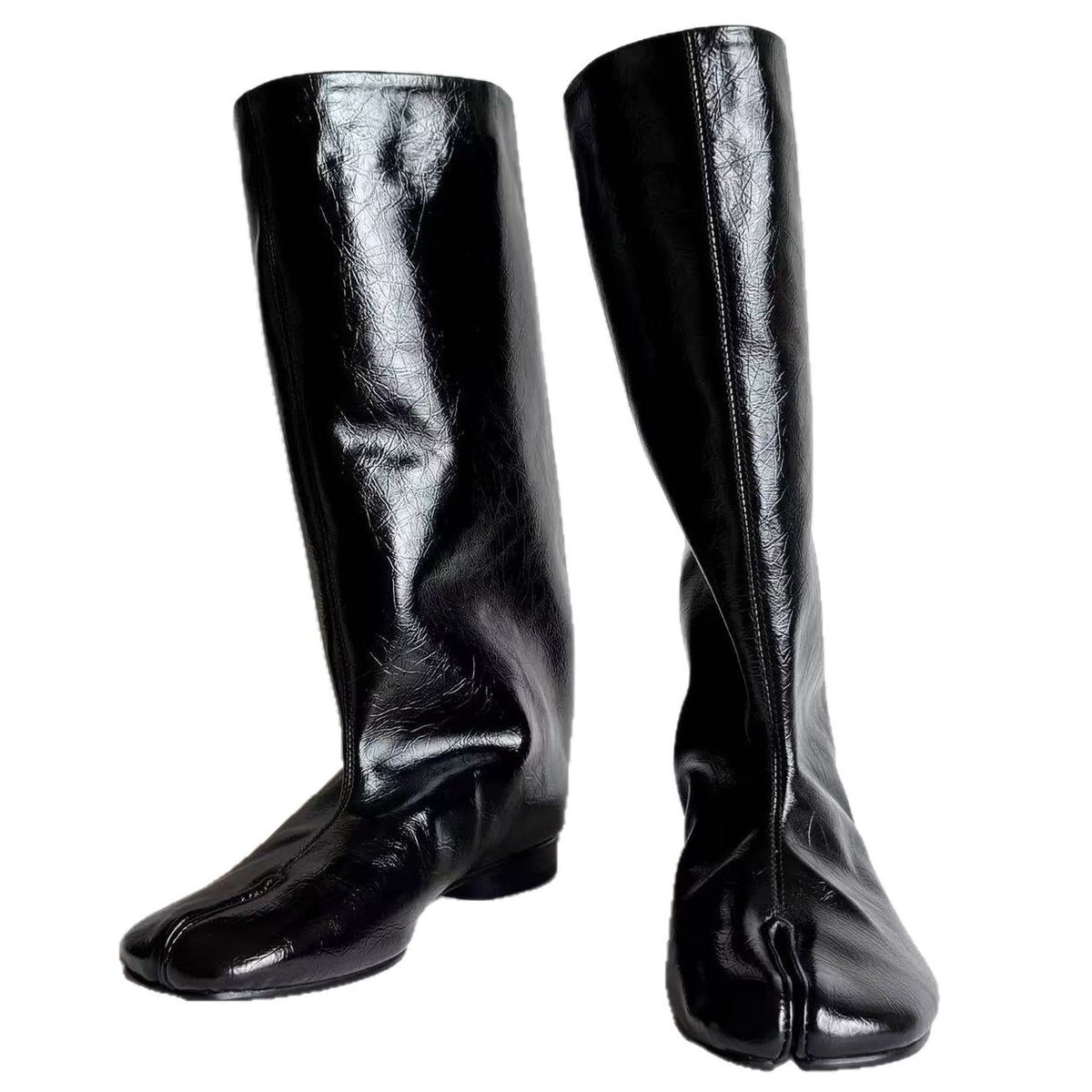 Women's Soft Handmade Split Toe Ninja Slack Middle Boots