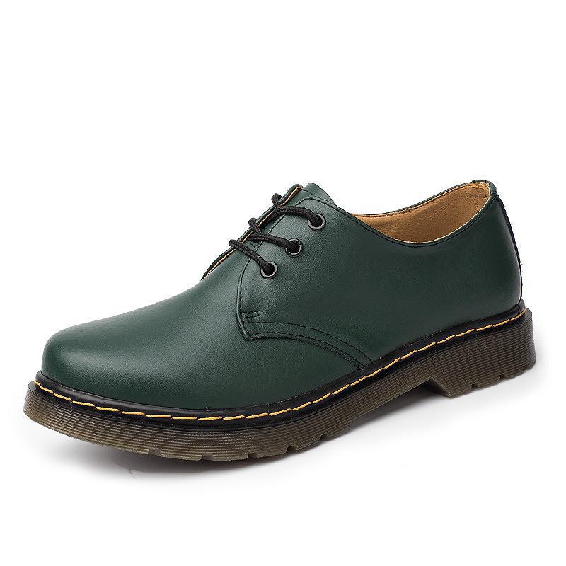 Women's & Men's Authentic British Style Plus Size Short Women's Leather Boots