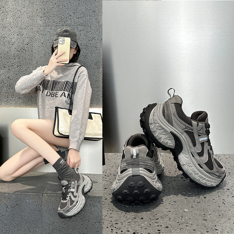 Women's Daddy Korean Style Street Niche Durian Retro Women's Sports Shoes